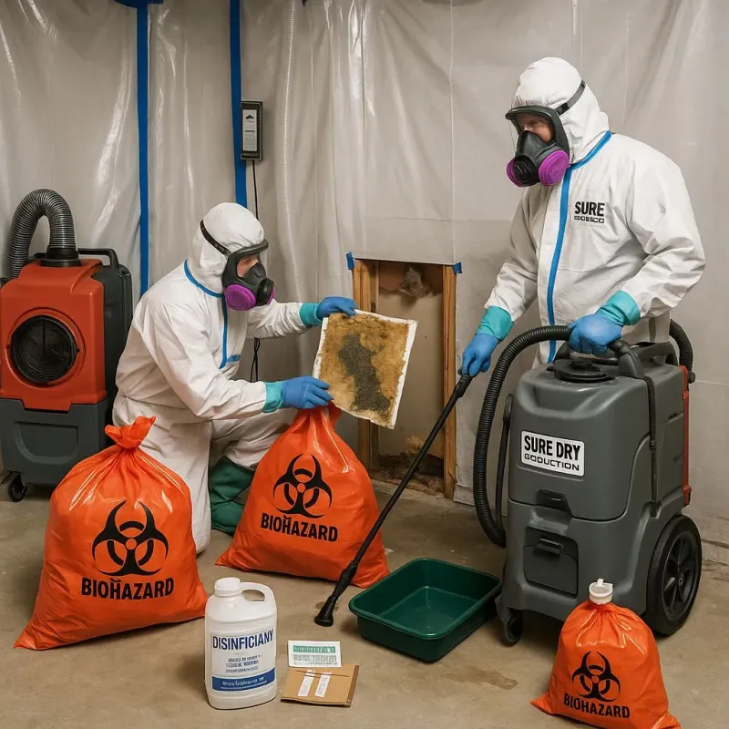Contaminated Water Handling Protocols process in Johnson County, IL